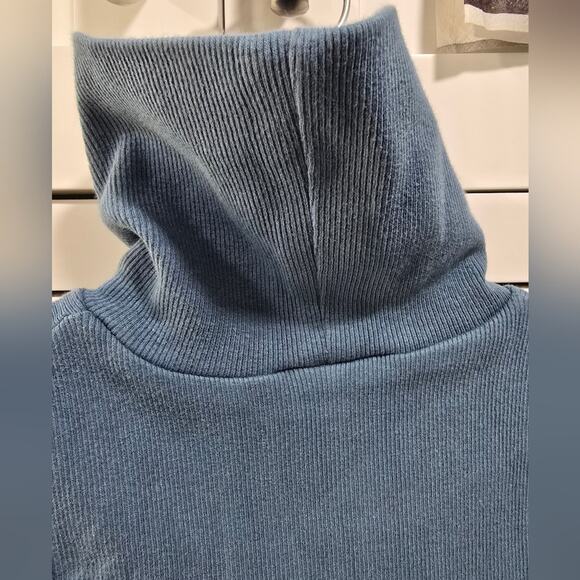 Zara Blue Turtleneck Bodycon Dress – Size Small - Picture 6 of 8